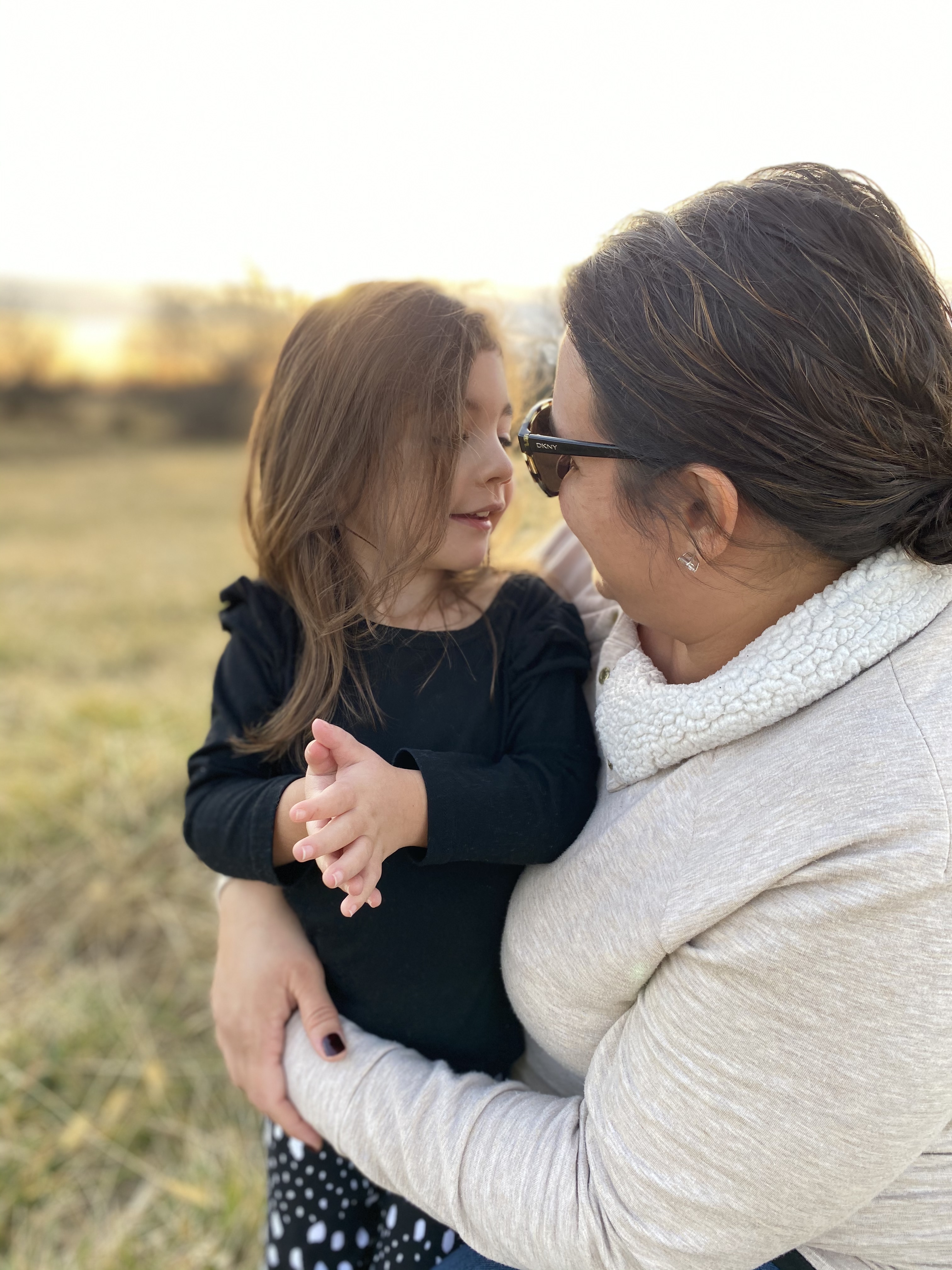 Anna Buerky with her daughter